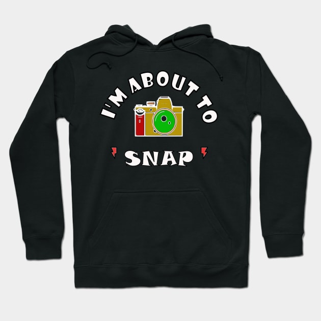 Street Photographer Camera flash Hoodie by fantastic-designs